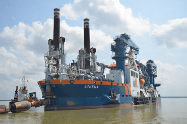 Dredging project preparation by Kinlan Cosulting